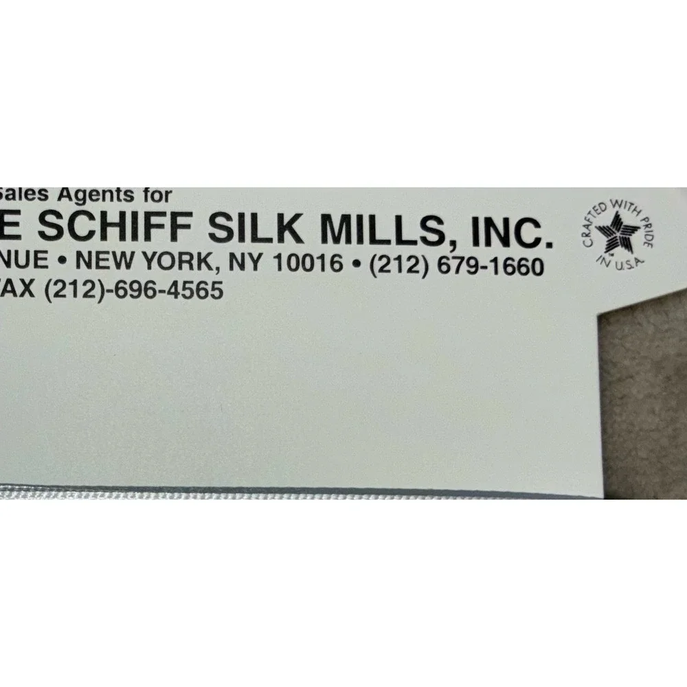 Lawrence Schiff Silk Mills Ribbon White 1.5